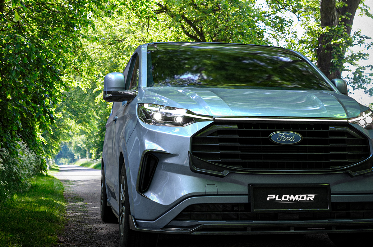 Ford Transit Front Grille Light — ABS + LED, OEM-style, Drill-Free - PLOMOR Front Grille Light | Ford Transit — ABS + LED • OEM-style fitment