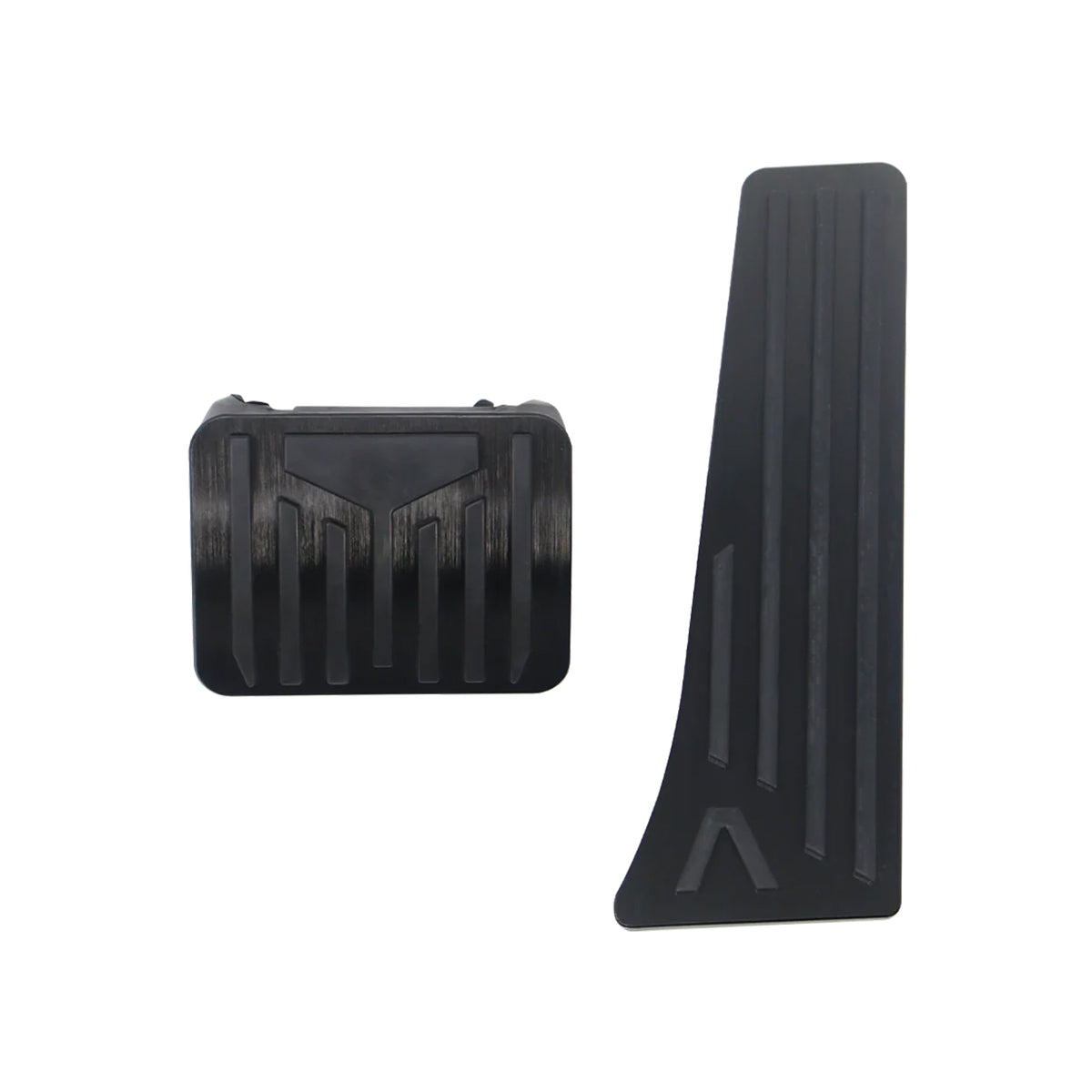 Accelerator & Brake Pedal Covers -Anti-Slip Aluminium (Black / Blue / Silver)-6