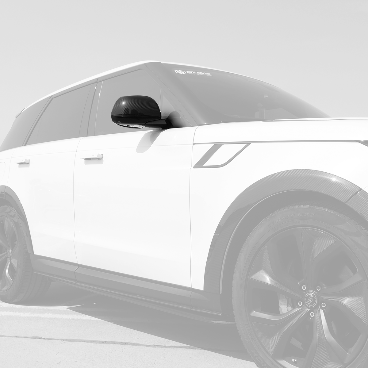 Carbon fiber mirror cap range RoverL460_L461-1