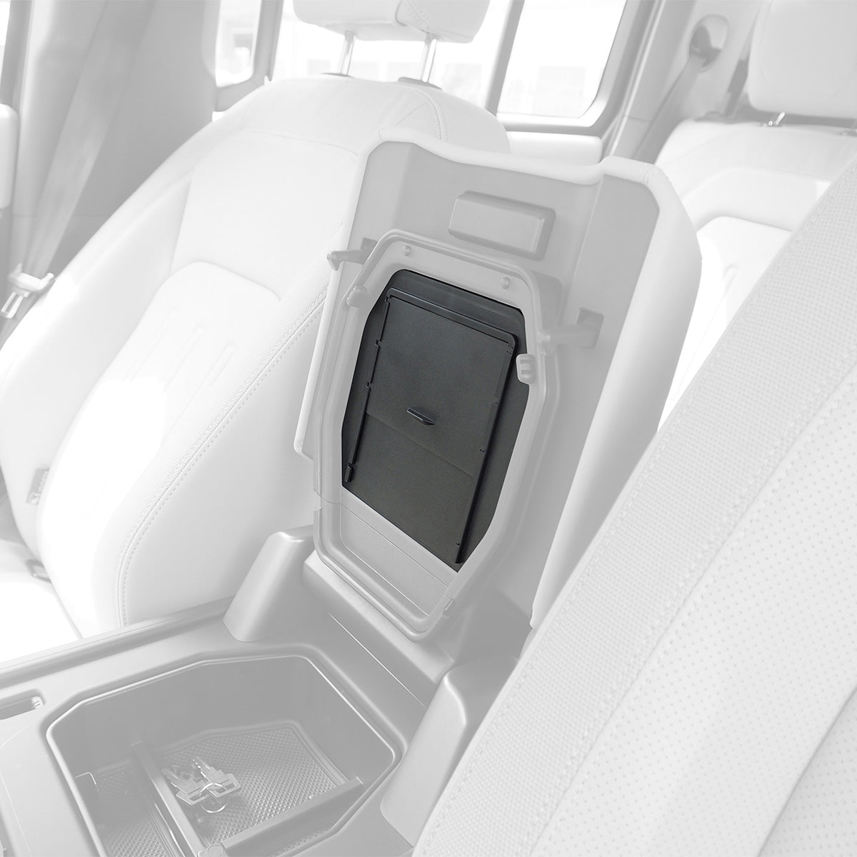 Center Armrest Hidden Storage Box (ABS)-2