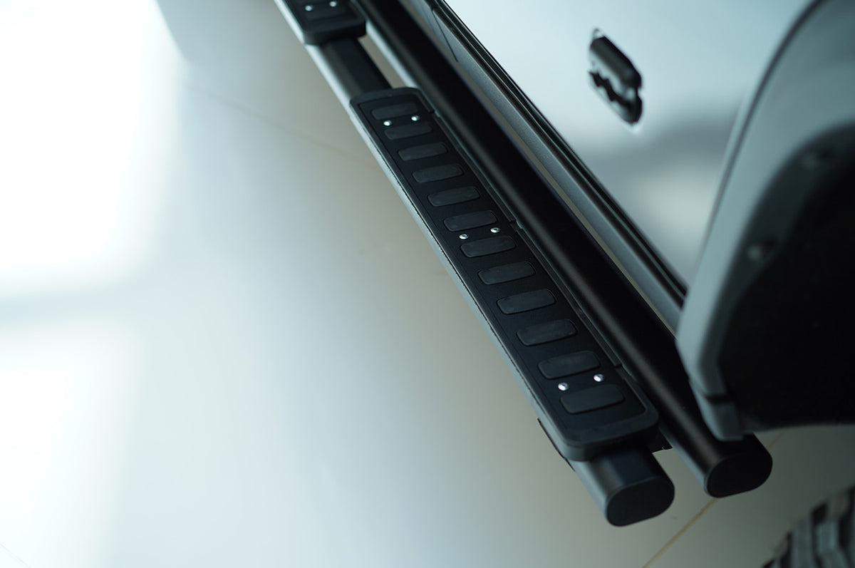 Aluminium dual-tube fixed steps for INEOS Grenadier - Dual-Tube Fixed Side Steps for INEOS Grenadier – Aluminium Alloy