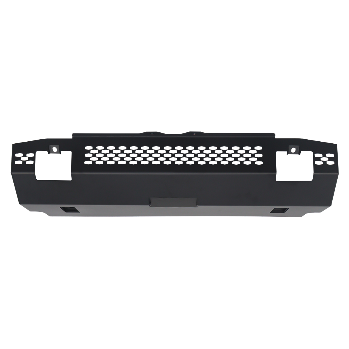 PLOMOR heavy-duty steel front skid plate for INEOS Grenadier. Designed to shield the engine, differential, and steering components during rugged off-road driving.