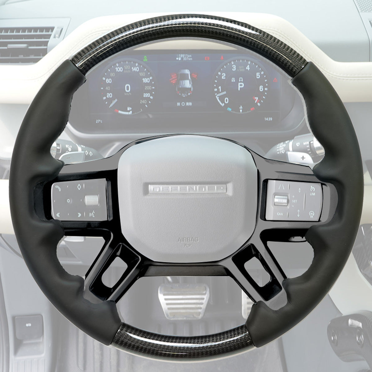 Performance Steering Wheel – Carbon Fiber + Nappa / Carbon+Alcantara /Alcantara/Nappa Options-2