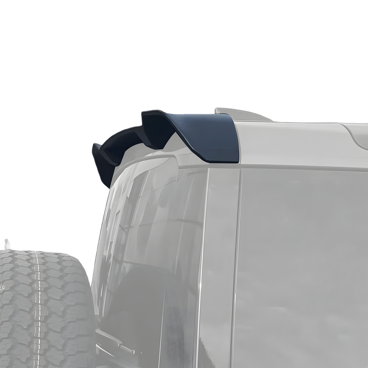 Rear Roof Spoiler – Carbon Fibre / ABS Version-15