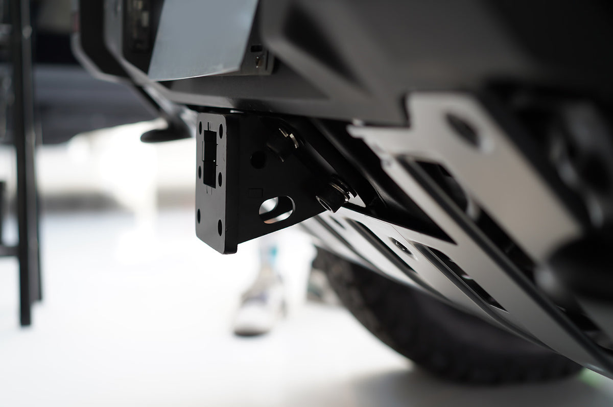 Steel trailer hitch bracket for INEOS Grenadier - Trailer Hitch Mount Bracket – Rear Tow Hook Base Plate