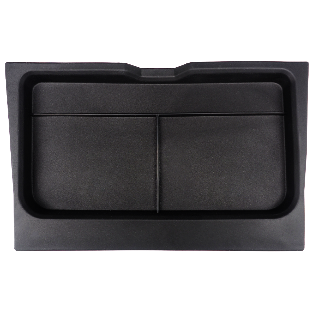 Land Rover Defender 90/110 TPE central console lower mat front view, durable and wear-resistant