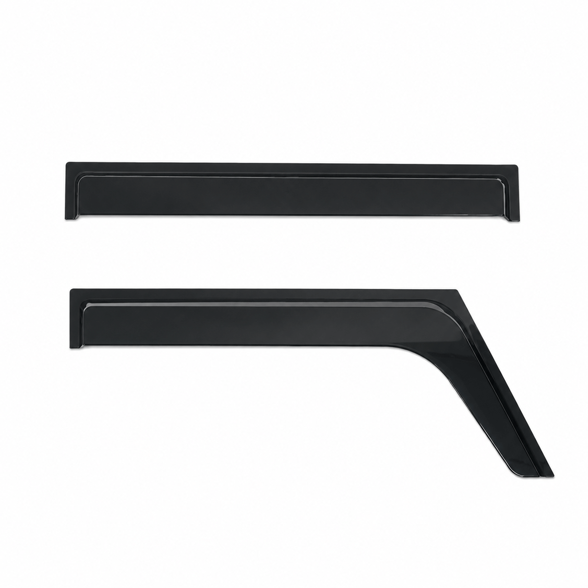 INEOS Grenadier window deflectors allow airflow while protecting against rain and snow