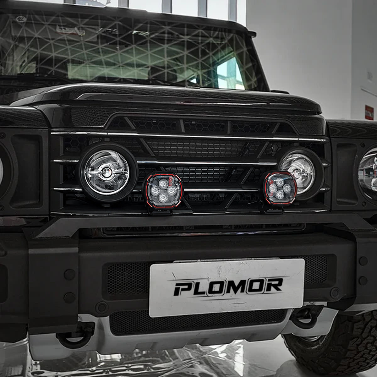 INEOS Grenadier front bumper light mount installation
