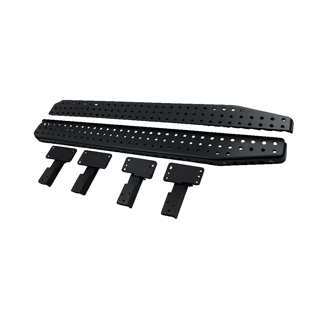 Ineos Grenadier 2022–2026 with heavy-duty steel side steps installed
