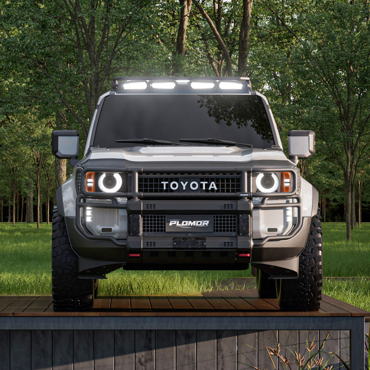 72W Four-Pod LED Roof Light System for Toyota Land Cruiser 250