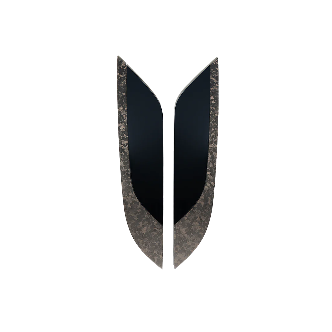 PLOMOR Defender L663 forged carbon bonnet vents front view