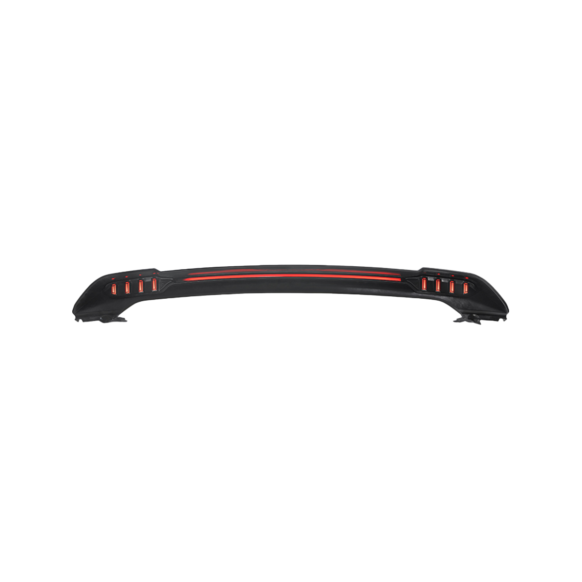 PLOMOR Defender tactical rear spoiler with LED in gloss black ABS