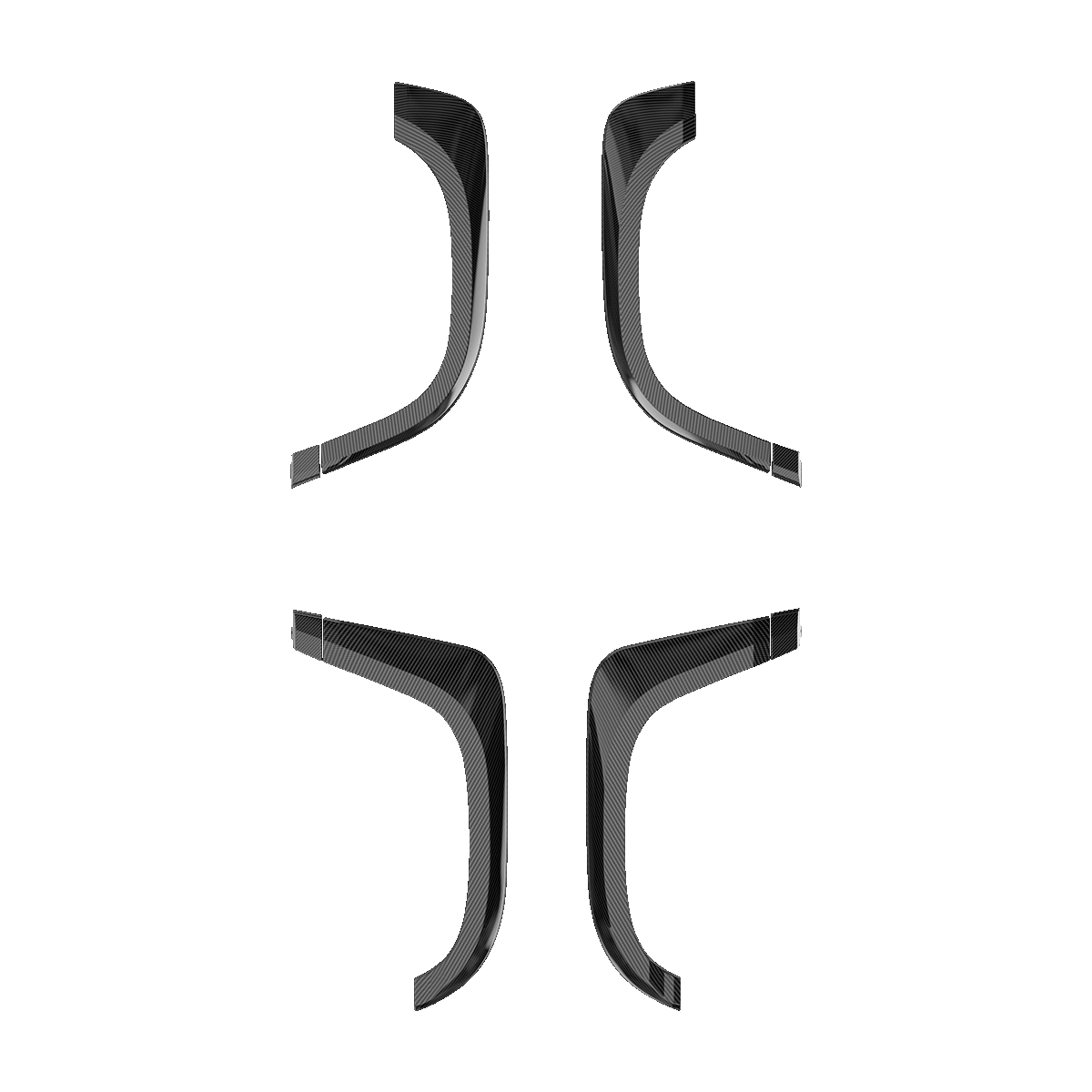 PLOMOR dry carbon fibre fender flare kit for INEOS Grenadier overview