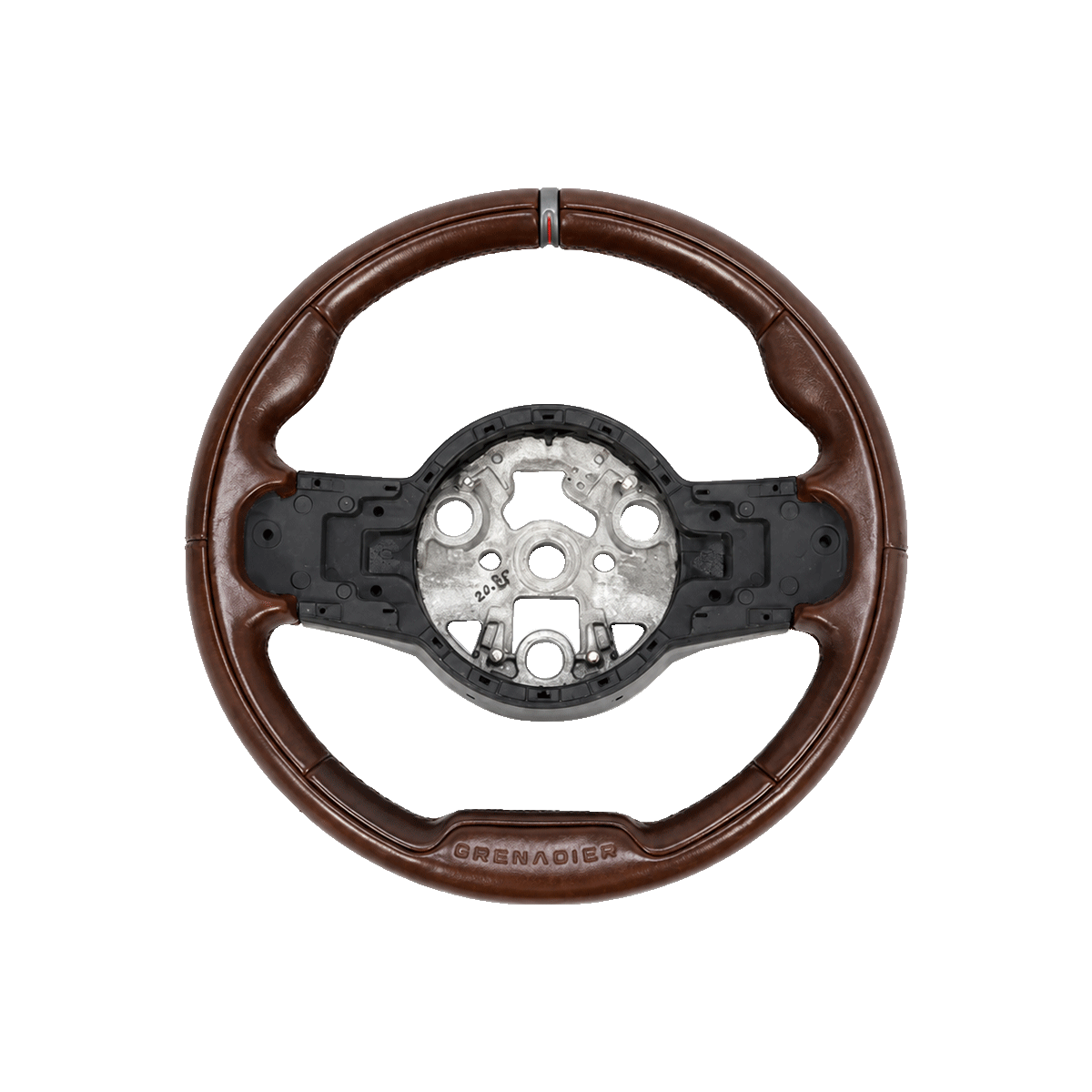 PLOMOR premium leather steering wheel cover for INEOS Grenadier interior upgrade