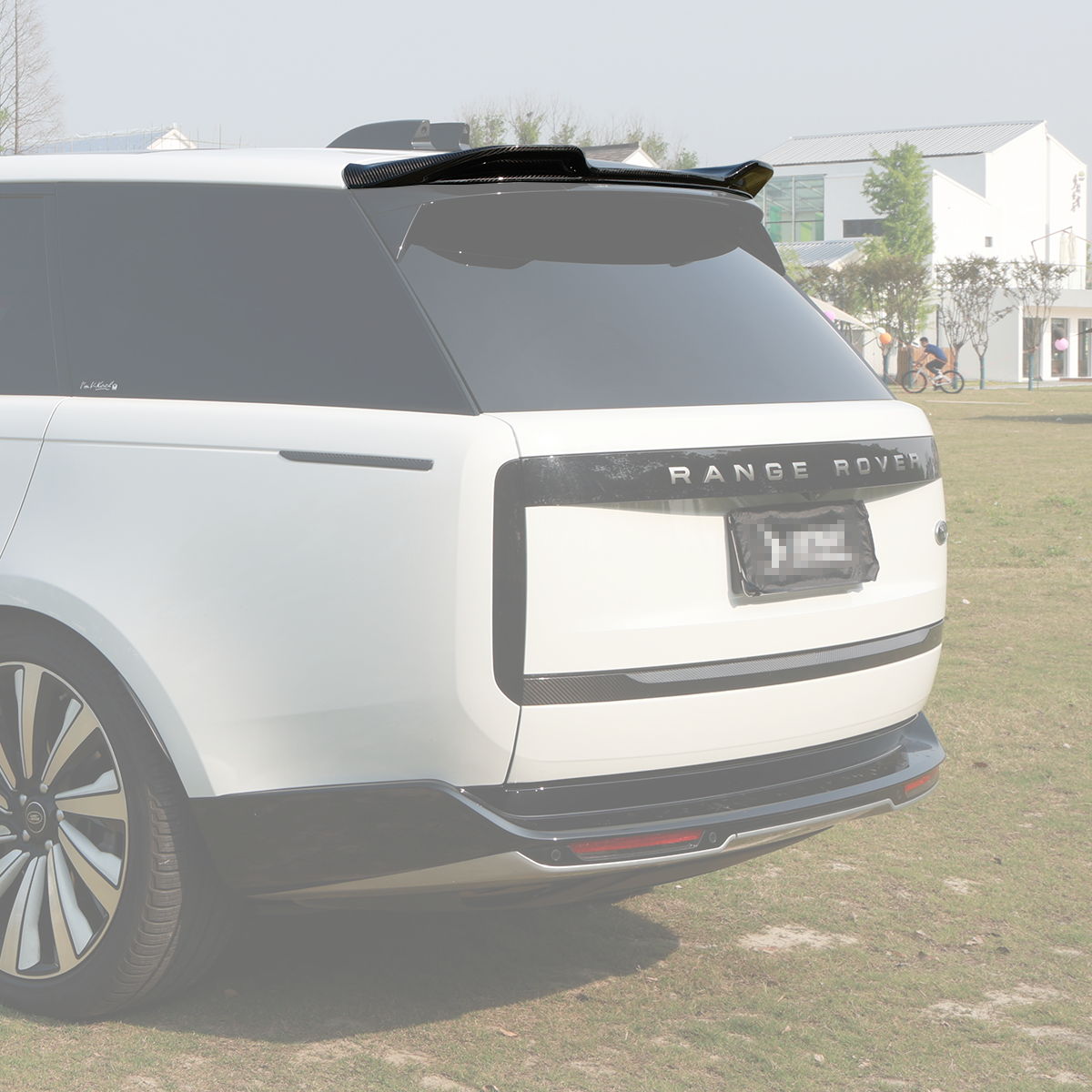 PLOMOR Range Rover L460 carbon fiber roof spoiler wing kit full vehicle upgrade