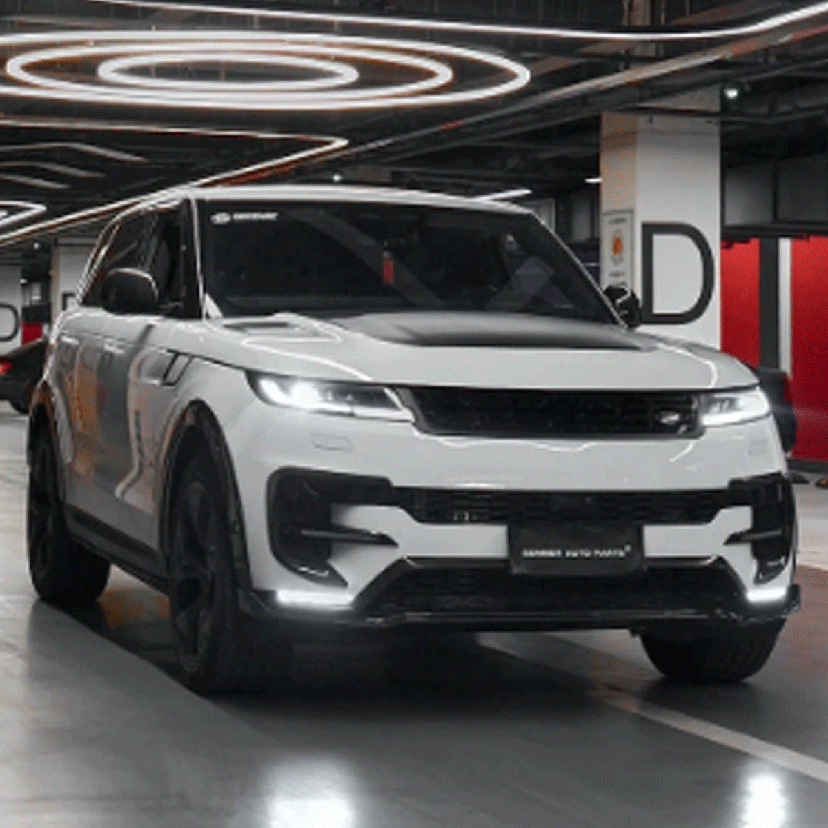 PLOMOR carbon fibre front widebody kit on Land Rover Range Rover Sport L461 2022+ OEM+ styling