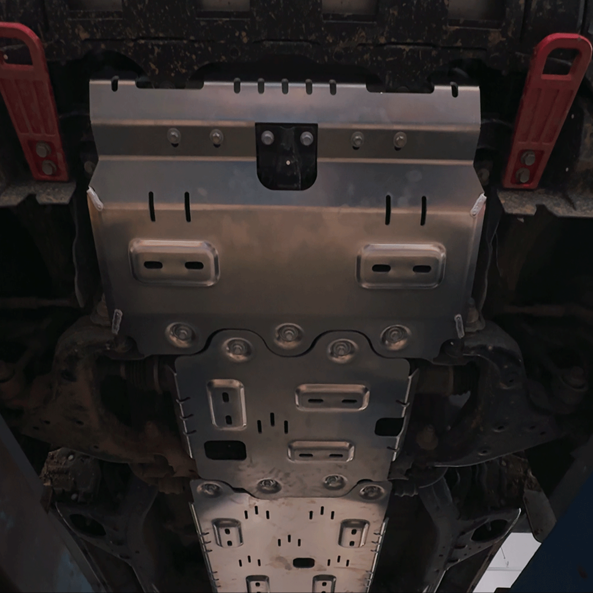Toyota Land Cruiser LC250 skid plate underbody protection installation
