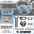 PLOMOR Matte Carbon Fibre Interior Trim Kit for Land Rover Defender 90/110/130 2020–2026