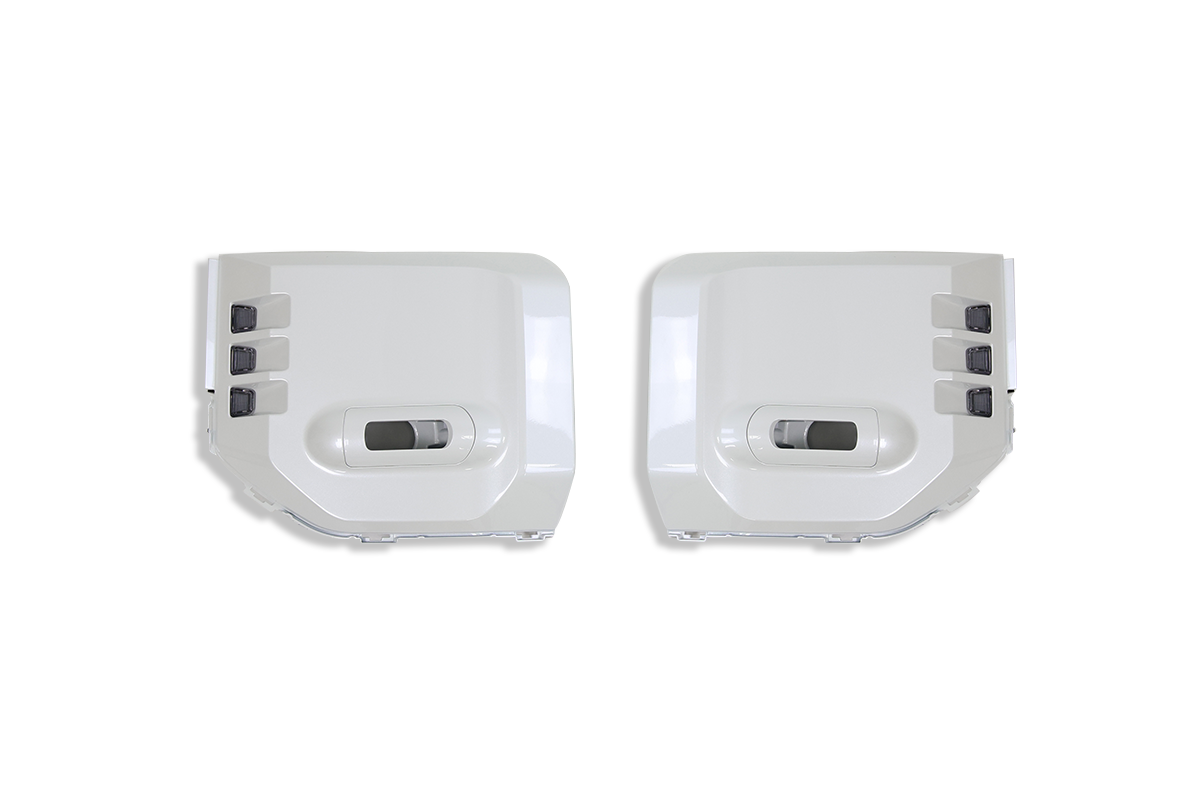Fog Lamp Frames for Toyota Land Cruiser LC250 – ABS - Fog Light Frames for Toyota Land Cruiser LC250 – White ABS