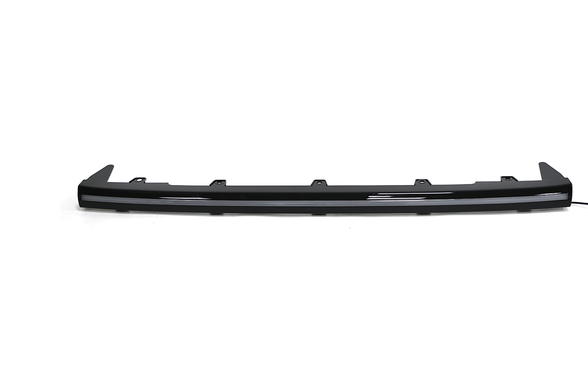Front Grille with LED Light for Ford Transit – Black - Front Grille with LED Light for Ford Transit – Gloss Black ABS
