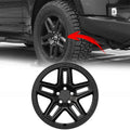 PLOMOR 20-Inch Forged Alloy Wheels for Land Rover Defender 90/110/130 2020+ – Matte Black 20x9J ET30