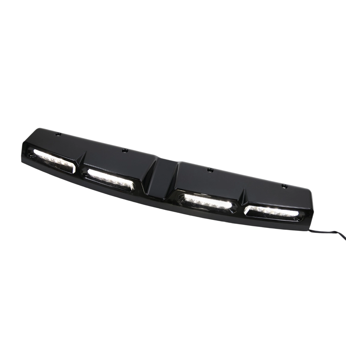 LC250 Four-lamp roof lighting cover (high black)