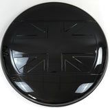 ABS Spare Tire Cover with Union Jack (Glossy & Matte Black)-7