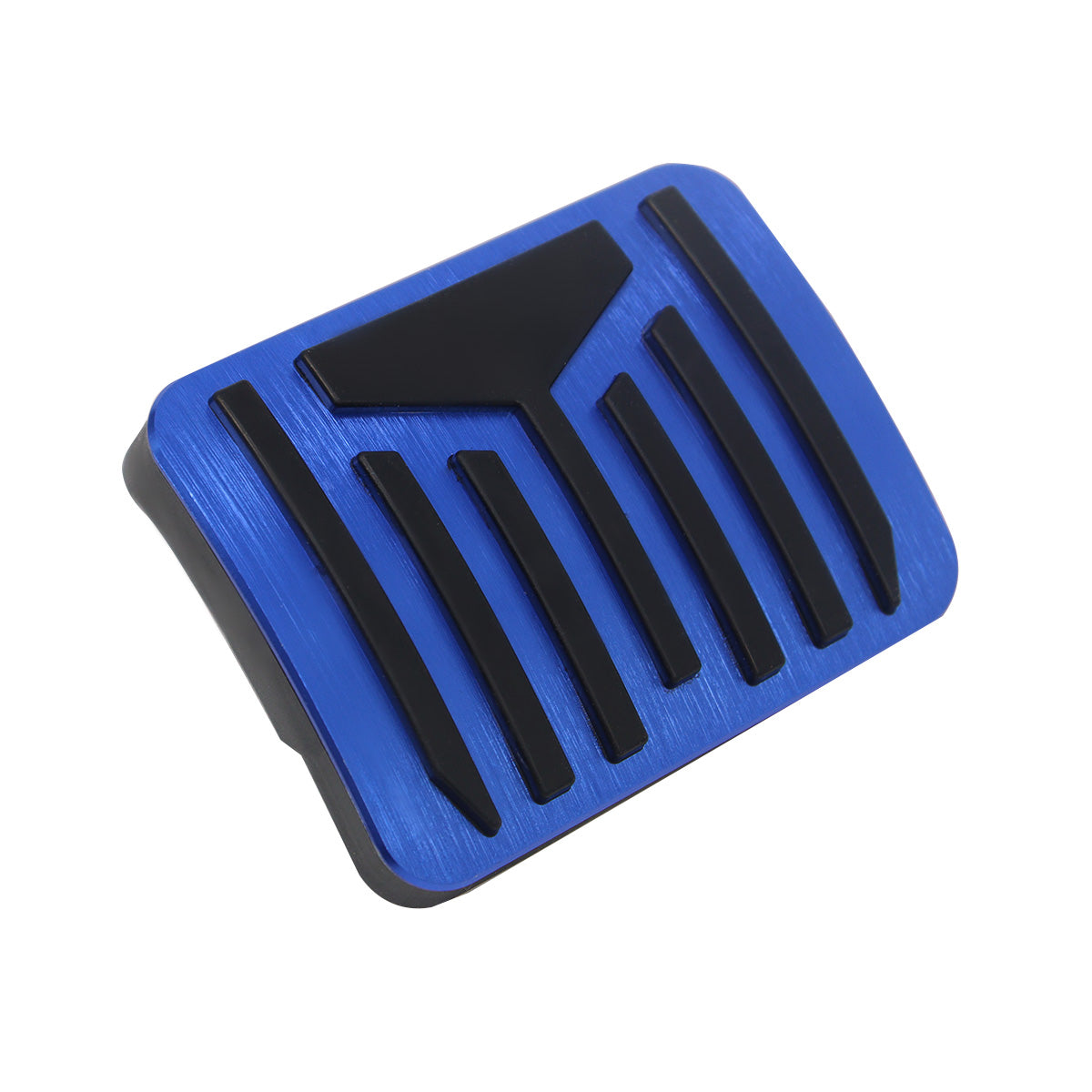 Accelerator & Brake Pedal Covers -Anti-Slip Aluminium (Black / Blue / Silver)-13