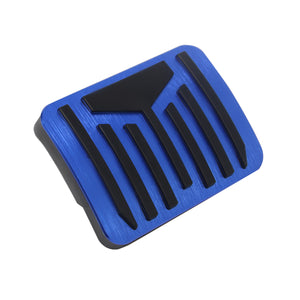 Accelerator & Brake Pedal Covers -Anti-Slip Aluminium (Black / Blue / Silver)-13