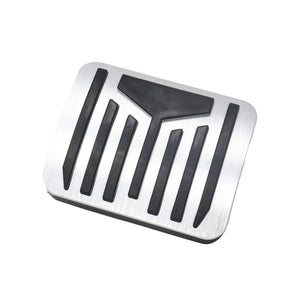 Accelerator & Brake Pedal Covers -Anti-Slip Aluminium (Black / Blue / Silver)-9