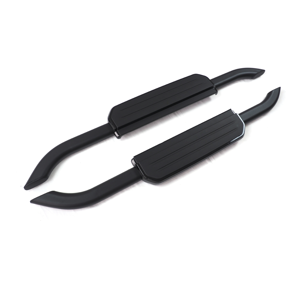 Land Rover Defender 110 side step aluminum structure (black trim)