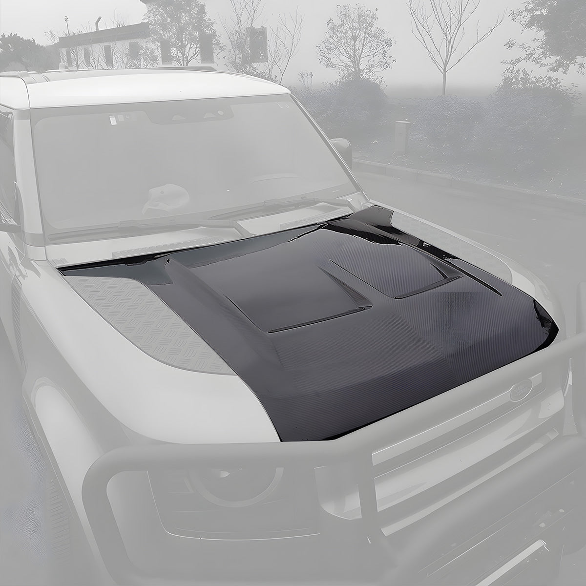 Bonnet Hood Carbon Fiber (Natural / Camouflage) & Aluminum Options-4
