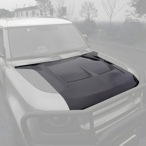 Bonnet Hood Carbon Fiber (Natural / Camouflage) & Aluminum Options-4