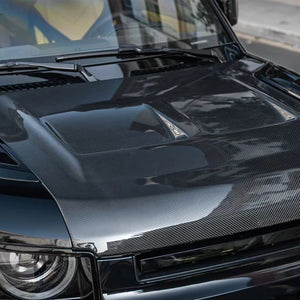 Bonnet Hood Carbon Fiber (Natural / Camouflage) & Aluminum Options-6