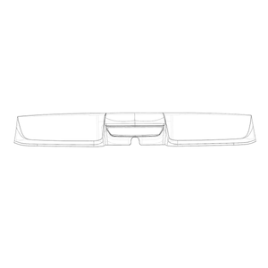 CL250 tail wing line drawing