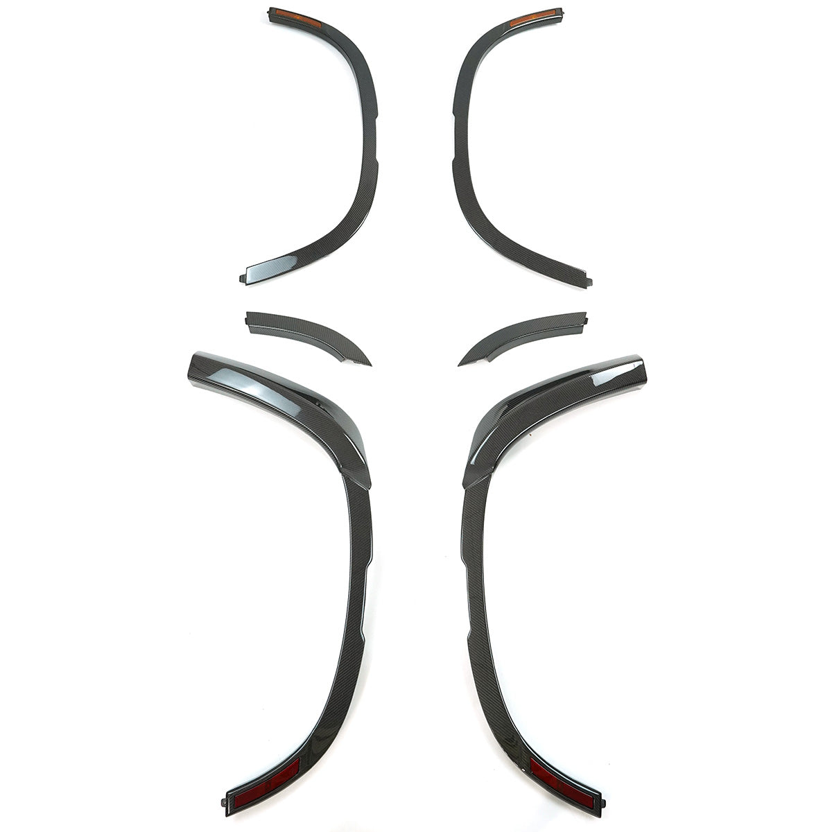 Carbon Fiber Fender Flares with LED Lights-7