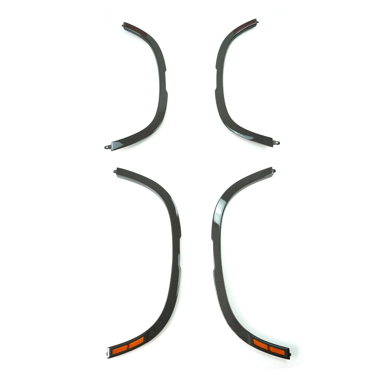 Carbon Fiber Fender Flares with LED Lights-8