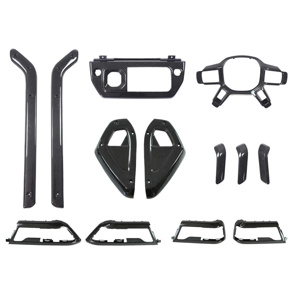 Carbon Fiber Style Interior Trim Kit  LHD & RHD Compatible-15