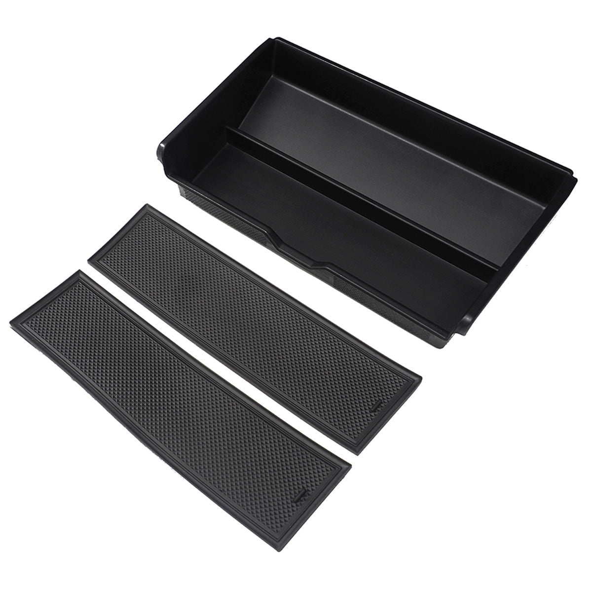 Center Console Lower Storage Tray  (Silicone & Flocked Options)-5