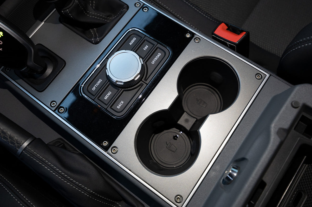 Twin cup insert mat for Grenadier centre console - Centre Console Cup Holder Mat  – Anti-Slip Silicone