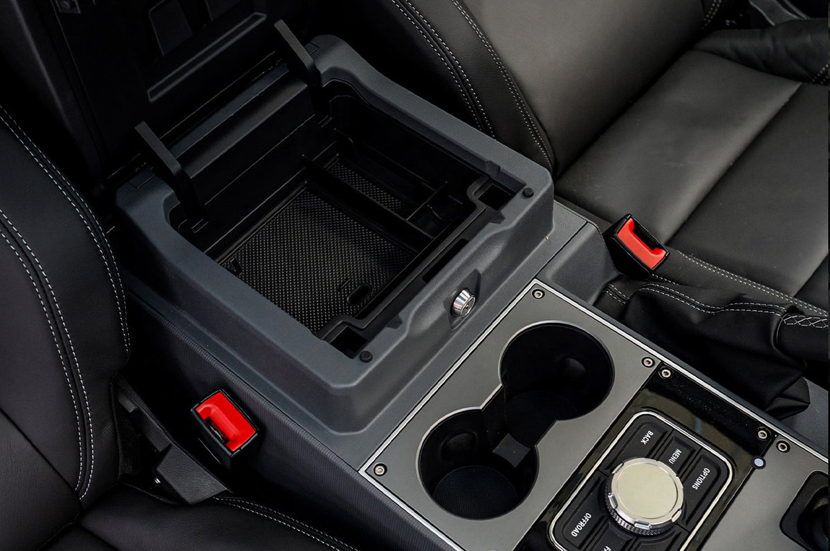 Custom-fit console insert tray - Centre Console Storage Tray for INEOS Grenadier – Armrest Organizer Insert