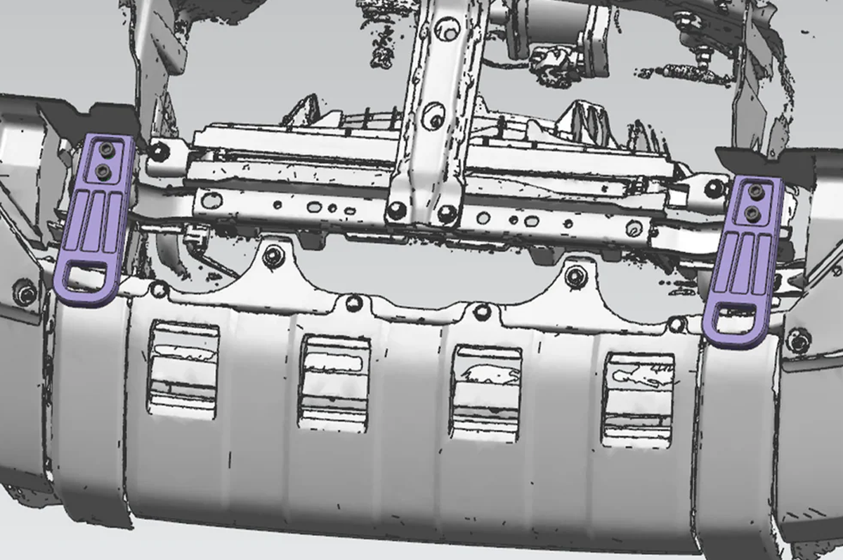 Extended Clearance & Heavy-Duty Load Rating - Billet Aluminum CNC Tow Hook Kit (Front & Rear) for Toyota Land Cruiser LC250 (2024+)