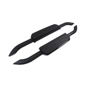 Defender Aluminum side steps Black trim-5