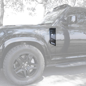 street view installed side vent styling Defender
