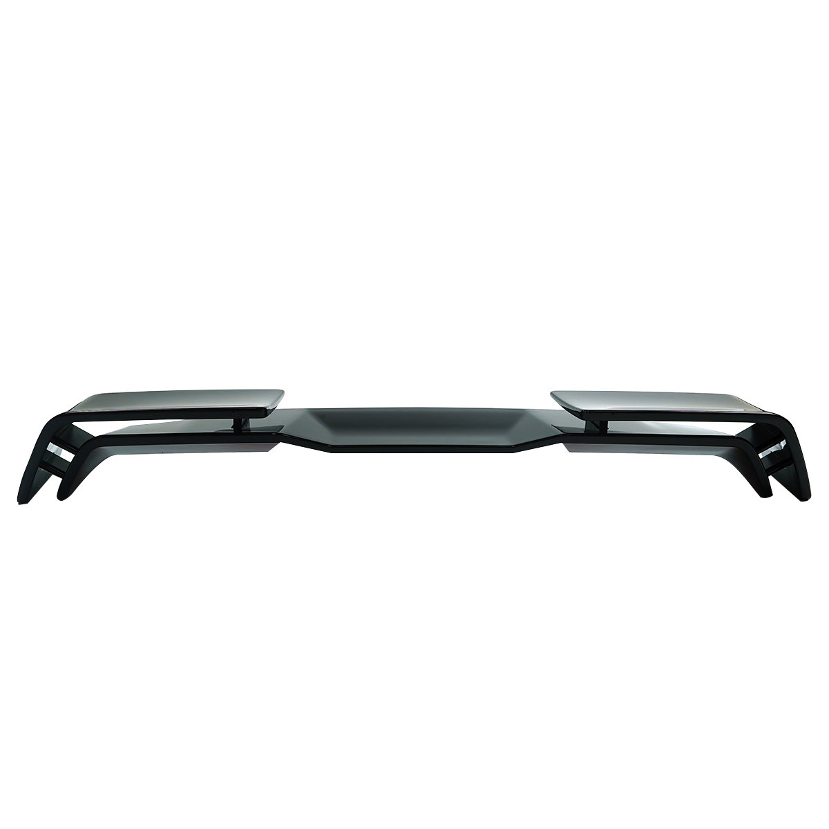 Double-Layer Rear Roof Spoiler  – Gloss Black-1
