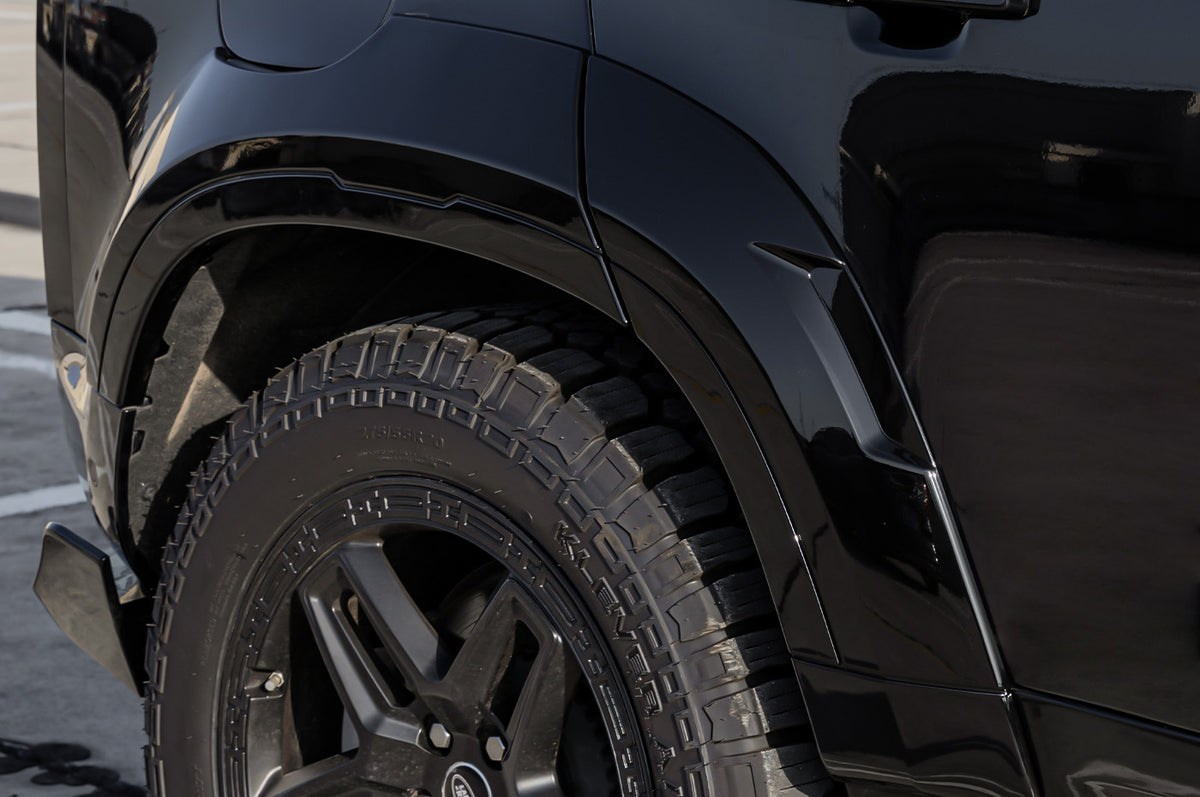 Premium Painted Finish - Extended Wheel Arch Kit for Defender 110 – Wide Profile, Painted Finish