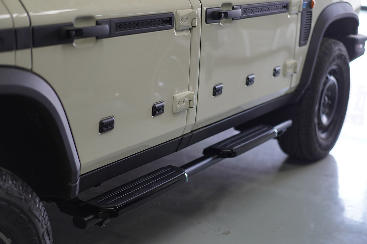 Fixed Defender-style side steps for INEOS Grenadier - Fixed Side Steps – Defender Style for INEOS Grenadier