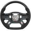Flat-Bottom Performance Steering Wheel – Nappa / Alcantara / Alcantara + Carbon Fiber-1