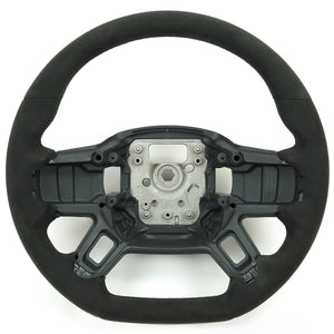 Flat-Bottom Performance Steering Wheel – Nappa / Alcantara / Alcantara + Carbon Fiber-10