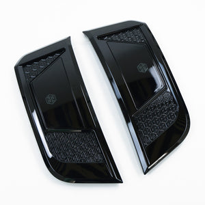 Gloss black ABS material texture side vent cover
